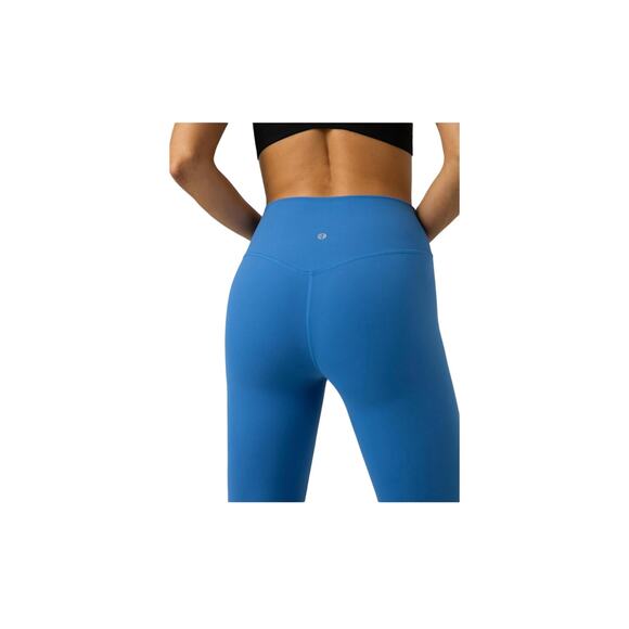 Colorfulkoala Leggings Women SZ S Blue Crossover Flare High Waist Tummy Control - Picture 4 of 8